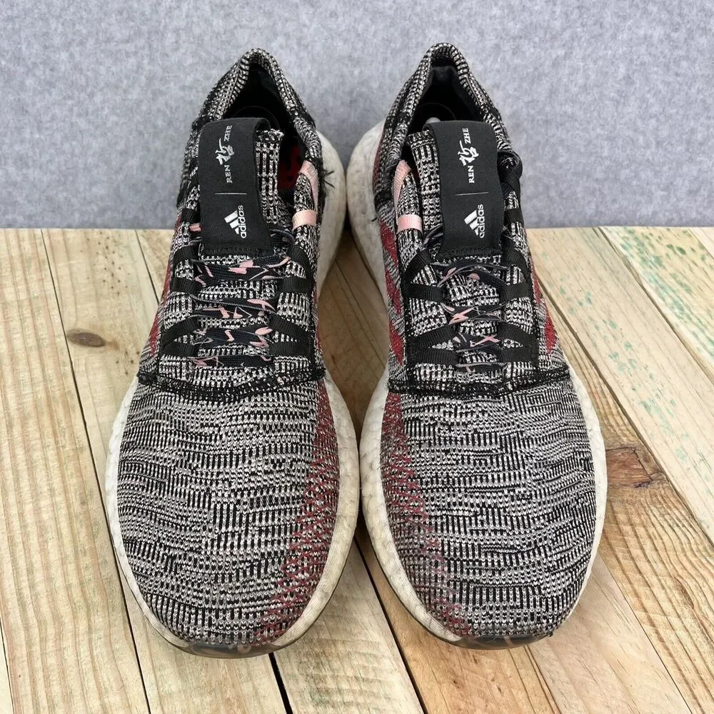 Adidas Pureboost Go Rhen Zhe Shoes Mens Size 10 Black Scarlett Sneakers
